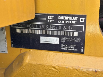 2021 Cat 303 CR Minikoparka