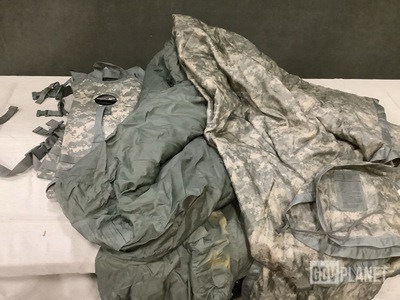 (55) Hydration System Carriers, (2) Modular Sleeping Bags & Assorted Items