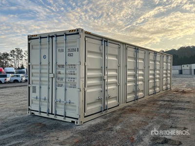 2025 40 ft High Cube Multi-Door Storage Container