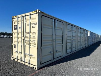 2025 40 ft High Cube Multi-Door Storage Container