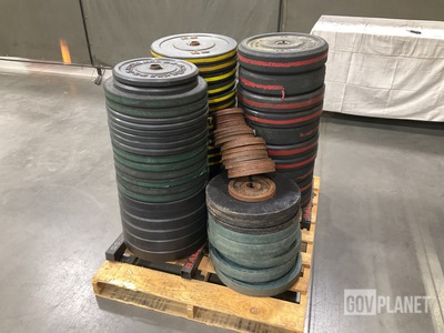 (80) Assorted Weight Plates