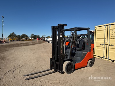 2016 Toyota 8FGCU25 5000 lb Cushion Tire Forklift