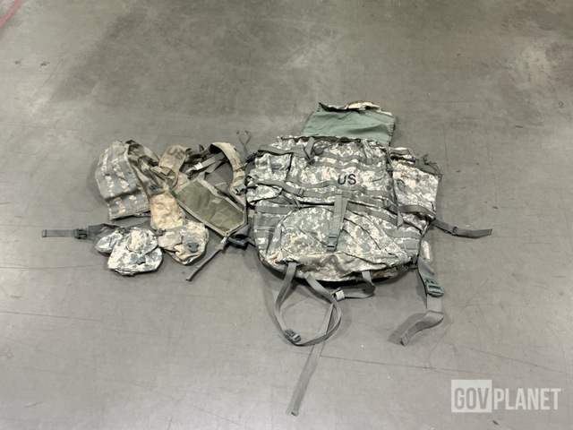 (17) Large Field Pack Sets, (23) Fighting Load Carriers & Assorted Items