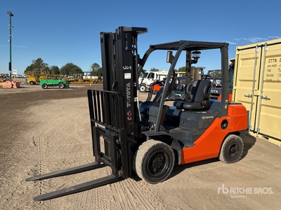 2019 Toyota 8FDU30 5620 lb Cushion Tire Forklift