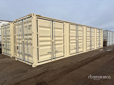 2026 40 ft High Cube Multi-Door Storage Container