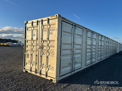 2025 40 ft High Cube Multi-Door Storage Container