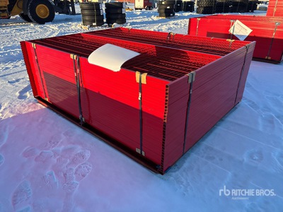 Quantity of (30) Canex 8 ft x 6 ft Powder Coated Temporary Site Fence (Unused)