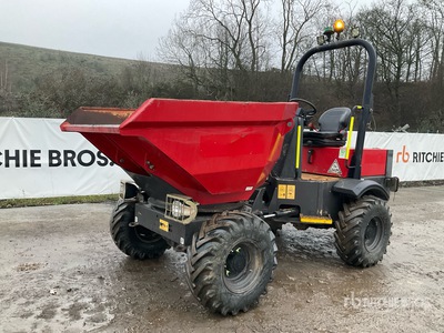 2019 Mecalac 3 ton 4x4 Swivel dumper