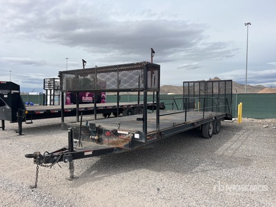 2003 Millerbilt 24 ft T/A Equipment Trailer