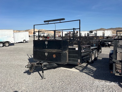 2010 Millerbilt 14 ft T/A Utility Trailer