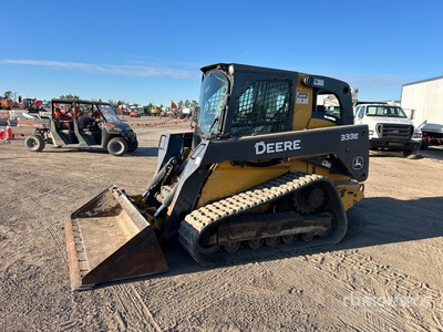 2014 John Deere 333E Two-Speed Chargeuse sur rails compacte