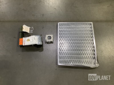 (1) Air Filter Element, (6) Straight Flange to Tube Adapters & Assorted Items