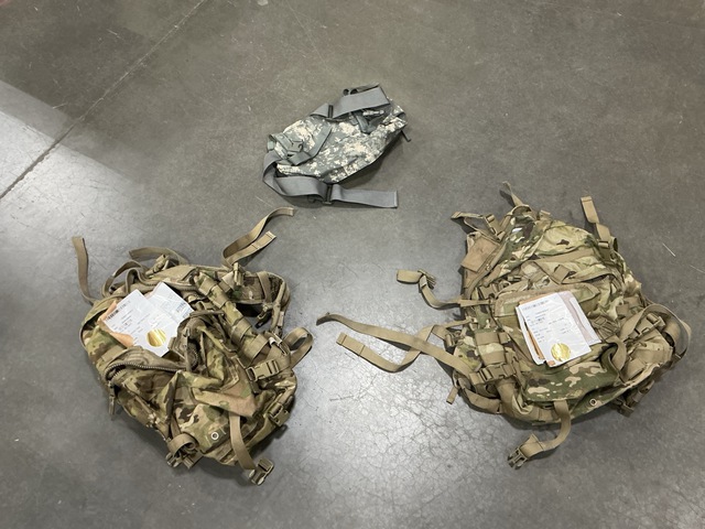 (20) Assault Packs, (64) Waist Packs & Assorted Items