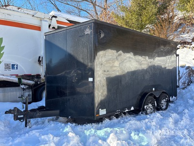 2025 Forest River 7X16 16 ft T/A Enclosed Trailer