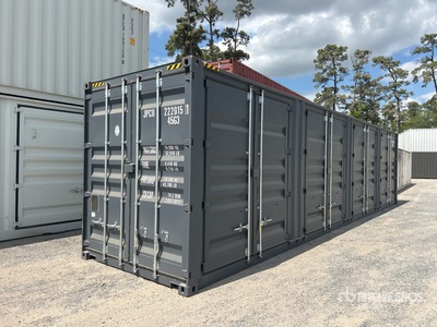 2025 40 ft High Cube Multi-Door Storage Container