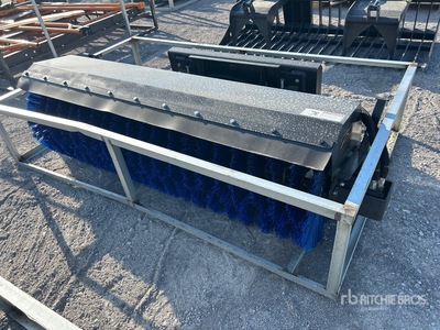 2025 ARTEER ASSB-72W 72 in Skid Steer Broom (Unused)