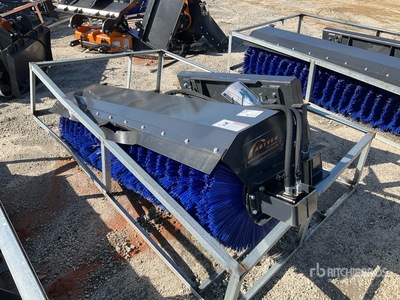 2025 ARTEER ASSB-72W 72 in Skid Steer Broom (Unused)