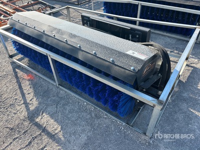 2025 ARTEER ASSB-72W 72 in Skid Steer Broom (Unused)
