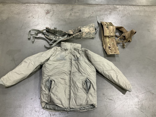 (35) Frame Shoulder Straps, (26) Tactical Assault Panels & Assorted Items