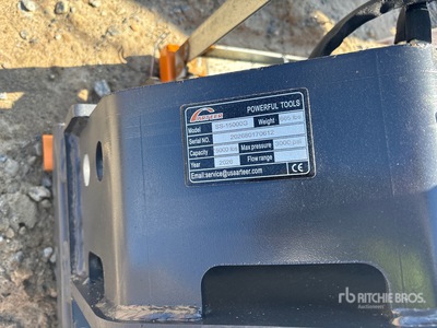 2025 ARTEER SS-15000G 15000 lb Skid Steer Logging Winch ملحقات معدة الحمل الصغيرة المجنزرة المتنوعة (Unused)