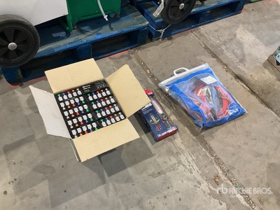 Gloves, LED Light & Jump Leads (Unused)