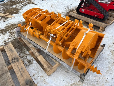 Quantity of (8) 2026 VICSEC VCA-8 Mini Excavator Attachments (Unused)