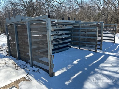 Steel Storage Systems 6H-72X144R QTY (2) Large sliding racks 12' deep x 12' Long