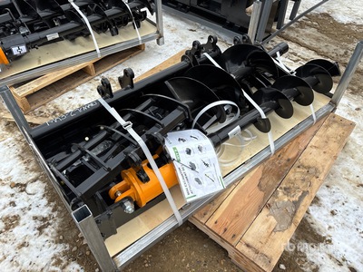 Quantity of (8) 2026 GIYI VCA-8 Mini Excavator Attachments - Fits Cat 301 (Unused)