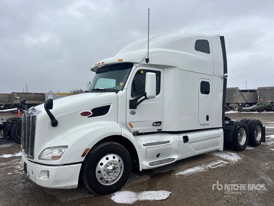 2020 Peterbilt 579 6x4 تراكتور شاحنة كابينة النوم (ثنائية المحور)