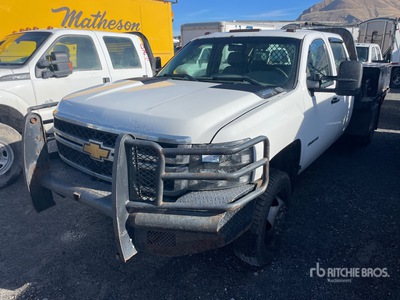 2013 Chevrolet 3500 4x4 Crew Cab Camión Caja Abierta (Inoperable)