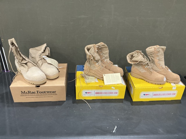 (98) Pairs of Combat Boots