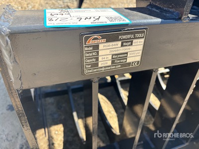 2025 ARTEER RGB-84W 84 in Rock دلو انزلاقي التوجيه (Unused)