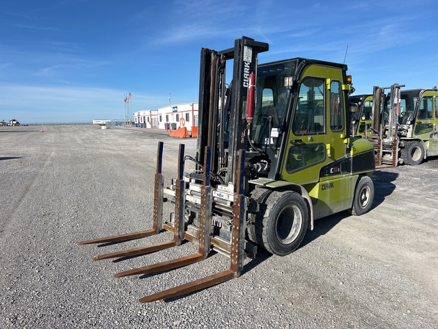 2021 (unverified) Clark C55S 7000 lb Pneumatic Tire Forklift