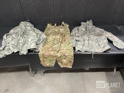 (17) Wet Weather Jackets, (13) Pairs of Cold Weather Trousers & Assorted Items