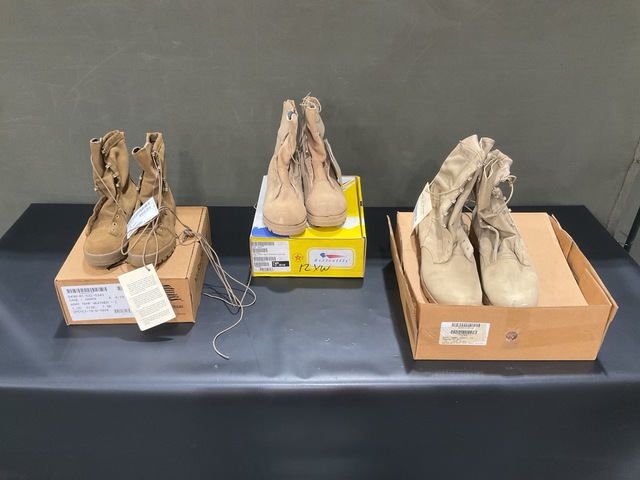 (52) Pairs of Combat Boots