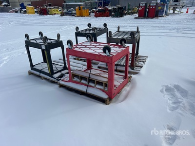 Quantity of (4) Uline Plastic Carts