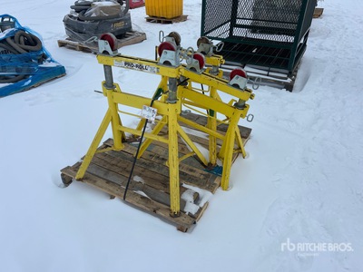 Quantity of (3) Sumner Pro Roll Sawhorse Pipe Stands