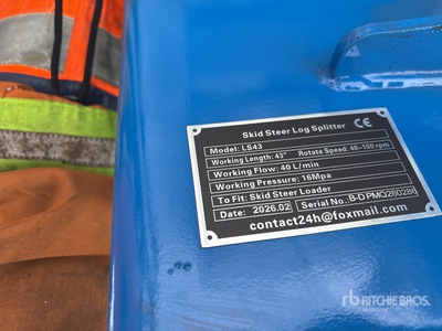 2026 GIYI WS43 43 in Mini Rozłupywarka do pni (Unused)