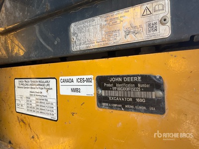 2021 John Deere 160G Tracked Excavator