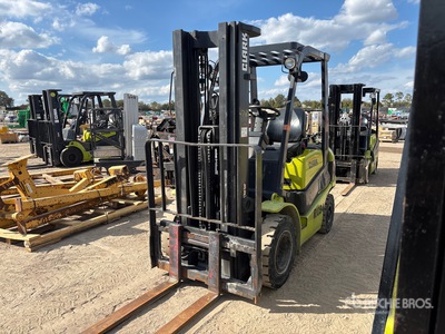 2017 Clark 4800 lb Pneumatic Tire Forklift