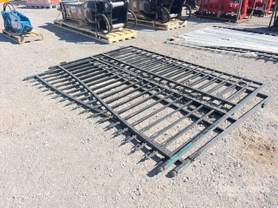 2026 SKLP SK-T20X 20 ft x 7 ft Wrought Iron Bi-Parting Driveway Gate (Unused)