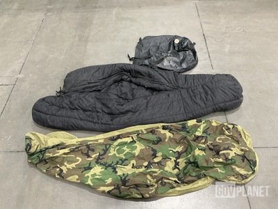 (5) Waterproofing Compression Sacks, (19) Sleeping Bags & Assorted Items