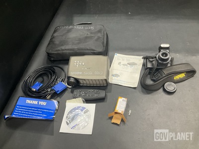 (312) Incandescent Lamps, (1) Projector, (1) Digital Camera & Assorted Items