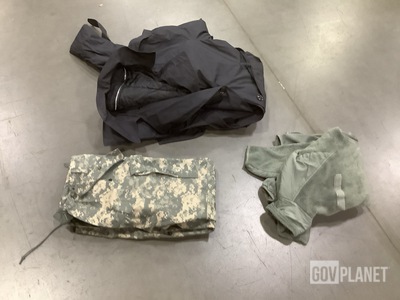 (22) Pairs of Cold Weather Trousers, (18) Cold Weather Jackets & Assorted Items