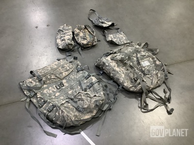 (40) Waist Packs, (100) Bandoleer Ammunition Pouches & Assorted Items