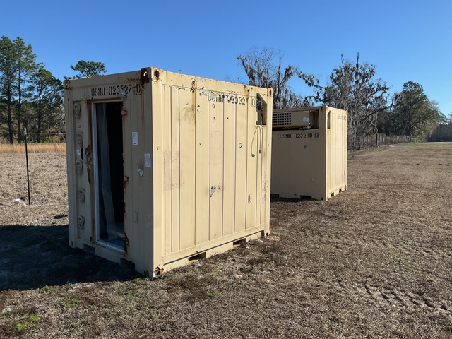 (2) Sea Box S06-155B Refrigerated Storage Containers
