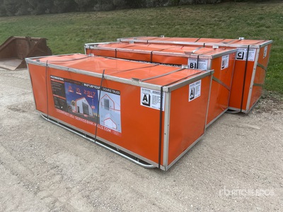 2026 HIlls Industrial 804024 40 ft x 80 ft x 24 ft Storage Building (Unused)