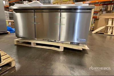 EMP-E-KSP72M Refrigerated Sandwich Mega Top Prep Table