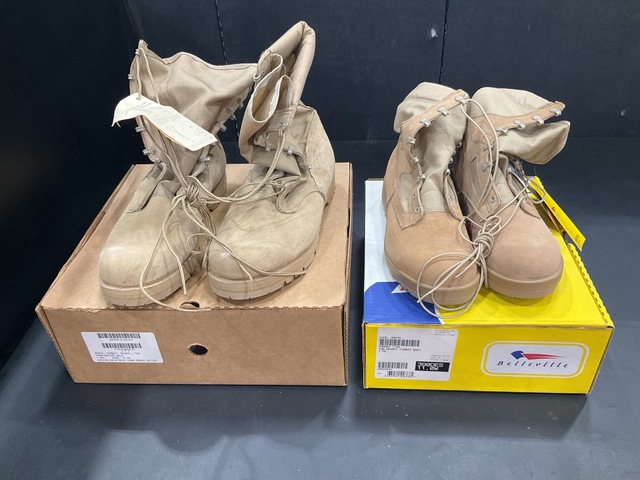 (62) Pairs of Combat Boots