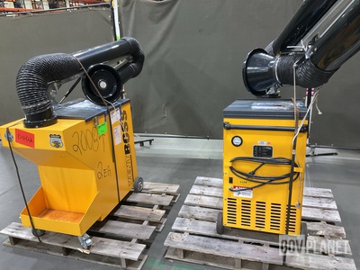 (2) Powerex RoboVent 100 Vent Boss Dust Collectors